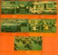 MACAU MACAO SET 4 CARDS CARTES GRAND PRIX MACAU CAR RACE MOTO RACE 1989 GPT N° 2MACN....ANCIENNE CARTE - Macao