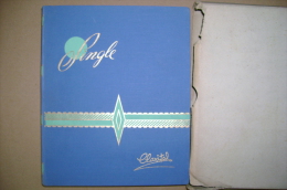 PBX/39 Album CLASSIFICATORE FRANCOBOLLI - SINGLE CLAXITAL Cm.20 X 24,5 - Klein Formaat, Blanco Pagina