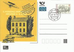 Czech Republic - 2013 - 31st International Stamp Fair In Sindelfingen - Postcard With Hologram And Postmark - Cartes Postales