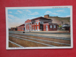 - Wyoming > Green River   R.R. Station RMS Cancel  Ref-1087 - Green River