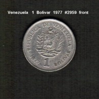 VENEZUELA    1  BOLIVAR  1977  (Y # 52) - Venezuela