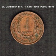 EAST CARIBBEAN TERRITORIES     1  CENT  1965  (KM # 2) - Territoires Des Caraïbes Orientales