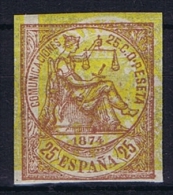 Spain: 1874, Mi 139 U MNH/** - Unused Stamps