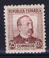 Spain: 1931  Mi 622 II A  MH/*, No Control Number - Ongebruikt