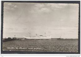 Postkaart, Ijmuiden , De "Westland " Tussen De Pieren - IJmuiden