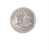 Australie - 3 Pence - 1916 M - Argent - TB+ - 1855-1910 Moneta Di Commercio