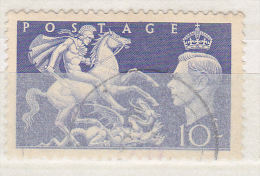 GRANDE BRETAGNE N° 258 10S OUTREMER ST GEORGES TERRASSANT LE DRAGON OBL - Unused Stamps