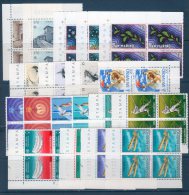 SAN MARINO  1978 -- Annata Completa + PA In Quartina / BLOCK OF 4  --- Complete FINE **MNH - Full Years