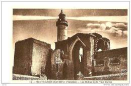 POINTE SAINT MATHIEU RUINES DE LA TOUR CARREE  REF 14679 - Plougonvelin