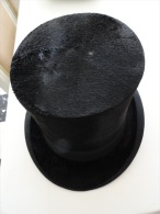 RARE : ANTIQUE FRENCH / AMERICAN TOP HAT ( IN GOOD CONDITION) ! - Autres & Non Classés