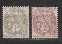 Yvert 1 / 2 (*) Neuf Sans Gomme - Unused Stamps