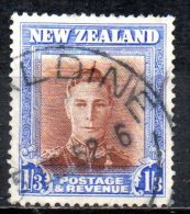 NEW ZEALAND 1938 King George VI - 1s.3d. - Brown And Blue  FU - Nuevos