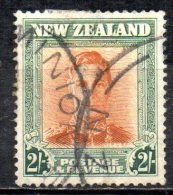 NEW ZEALAND 1938 King George VI  - 2s. - Orange And Green  FU CREASED CHEAP PRICE - Nuevos