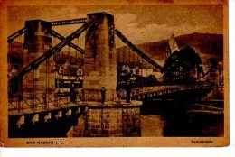 Bad Nassau A. L.  Kettenbrücke (Scan Recto Et Verso) - Nassau