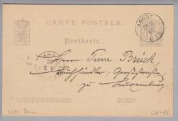 Heimat Luxemburg Roodt 1885-02-28 Auf Ganzsache - Entiers Postaux