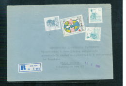 Jugoslawien / Yugoslavia / Yougoslavie 1984 Brief Mit Zuschlagmarke / Letter With Tax Stamp - Lettres & Documents
