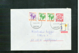 Jugoslawien / Yugoslavia / Yougoslavie 1990 Brief Mit Zuschlagmarke - Abart / Letter With Tax Stamp - Variety - Covers & Documents