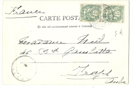 LBL20/2- CPA AU DEPART DE PERA POUR TROYES  OCTOBRE 1905 - Lettres & Documents