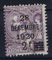 Monaco: 1921 Mi. Nr 48  Used - Gebruikt