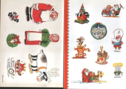 Finlandia Finland 2000 Christmas Noel Natale Labels Adhesive Mini Sheets ** MNH - Variétés Et Curiosités
