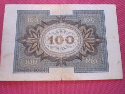 Berlin Septembre 1920 Reichbanknote  100 Mark BANK BILLET DE BANQUE BANCONOTE BANKNOTE BILLETES BANKNOTEN - 100 Mark