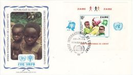 ZAIRE 1979 INTERNATIONAL YEAR OF THE CHILD FDC - 1971-1979