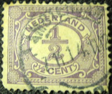 Netherlands 1899 Numeral 0.5c - Used - Usados