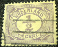 Netherlands 1899 Numeral 0.5c - Used - Usados