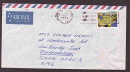 Australia On Cover - 1984 - Regal Angelfish - Destination South Africa - Air Mail - Briefe U. Dokumente
