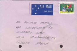 Australia On Cover - 1989 - Sports, Golf - Destination South Africa - Air Mail - Briefe U. Dokumente