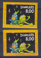 Denmark 2013 BRAND NEW    8.00 Kr Childrens TV Kaj & Andrea Parrot & Frog (From Booklet & Sheet) - Gebruikt