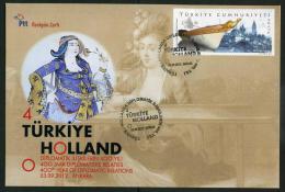 TURKEY 2012 FDC - Turkey Holland, 400th Year Of Diplomatic Relations, Levni - Van Mour, Ankara, Sept. 3. - FDC