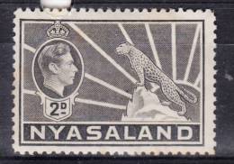 NYASSALAND  KGVI  1938   2 D   MH - Nyasaland (1907-1953)