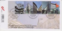 Belgium FDC 1720 Old And New Courthouses - Mi 4206-4210 - Arlon - Gent - Mons - Antwerpen - Charleroi - 2011-2014