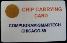 USA - Smart Card Test  - Bull Chip - Conference - Compugram - Smartech Chicago 89 - (US54) - Chipkaarten