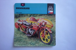 Transports - Sports Moto - Carte Fiche Moto - Boehmerland - 1923-1939 ( Description Au Dos De La Carte ) - Moto Sport