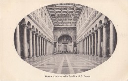 C1900 ROMA LOTTO 4 CARTOLINE ED. ALTEROCCA BASILICA SAN PIETRO E SAN PAOLO - Collections & Lots