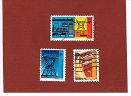 SUD AFRICA (SOUTH AFRICA) - SG 326.328 - 1973 50^ ANNIV. ESCOM (COMPLET SET OF 3)      - USED ° - Gebruikt