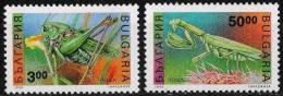 BULGARIA \ BULGARIE - 1992 - Insectes Serie Courant - 2v ** - Neufs