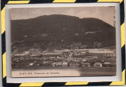 VALLOBRE. - . PANORAMA + UNE CARTE OFFERTE : VALLORBE AU BORD DE L'ORBE - Vallorbe