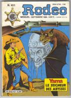 RODEO  N°  421  DE  1986 - Rodeo