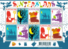 Nederland  2013 Sinterklaas BLOK  Postsfris/neuf/mnh - Ongebruikt