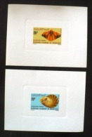 MAURITANIE  Mineraux, Fossiles, Coquillage (Yvert N° 302/03)  EPREUVE DE LUXE, SHEET OF LUXE ** MNH, Neuf Sans Charniere - Minerals