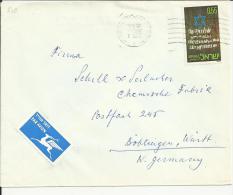 ISRAEL CC 1972  A ALEMANIA DE TEL AVIV - Storia Postale