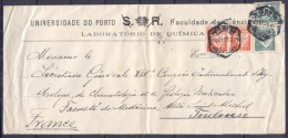Lettre De PORTO   Annee 1933    Affranchie Avec 4 Timbres  Pour TOULOUSE - Lettres & Documents