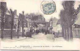 PICQUIGNY - Avenue De La Gare - Le Château - Picquigny