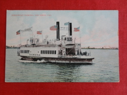 CA - California > San Diego  Ferryboat Ramona 1908 Cancel    Ref  1101 - San Diego
