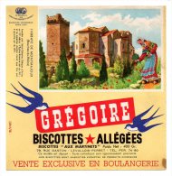 Buvard - Biscottes Grégoire - L'Abbaye De Montmajour (Bouches Du Rhône) - Biscotti