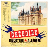 Buvard - Biscottes Allégées Grégoire - Château De Vitre (Ille Et Vilaine) - Biscotti