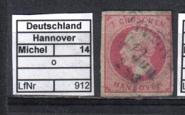 Hannover Mi. 14 Gestempelt - Hannover